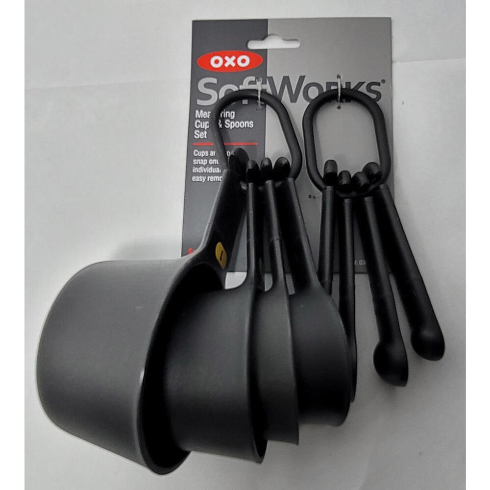 NEW OXO SoftWorks Measuring Cups & Spoon Set